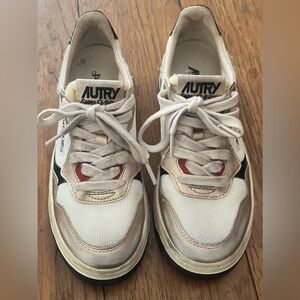 Autry Super Vintage Distressed Lowtop Sneaker Shoes 37 $395